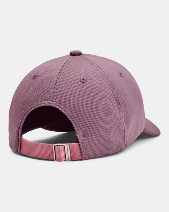 Girls' UA Blitzing Adjustable Cap in Purple image number 1
